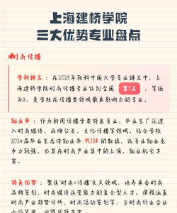 上海金桥学院专业排名