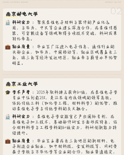 柔性电子材料专业排名