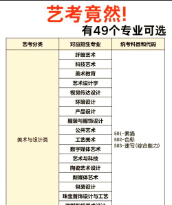 艺考最好专业排名