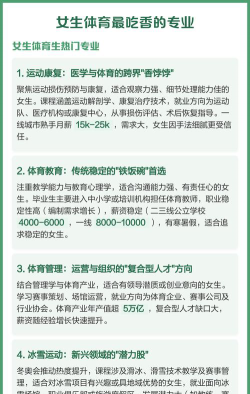 女孩体育专业好就业吗