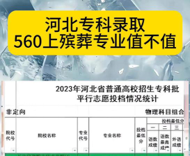 现代殡葬技术与管理专业陕西录取分数线多少分