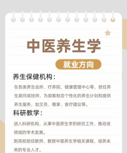 读中医养生专业好就业吗