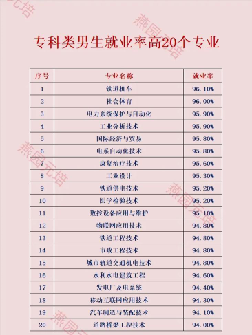 内地的新专业好就业吗男生