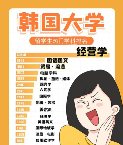 2024韩国硕士专业排名