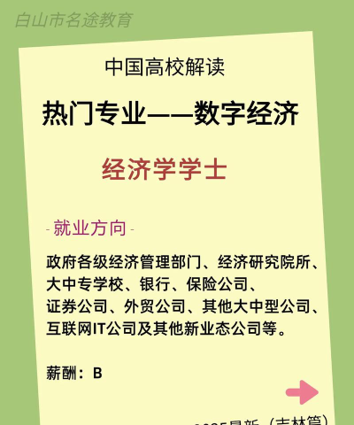 数字化经济专业好就业吗