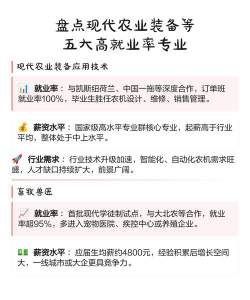 农业装备专业排名