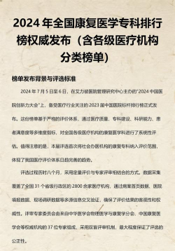 2024康复专业专科全国排名