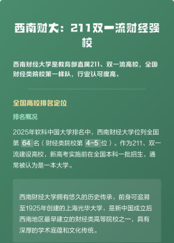 西南财经大学是双一流吗
