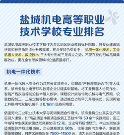 2024年盐城排名前五的机电学校名单