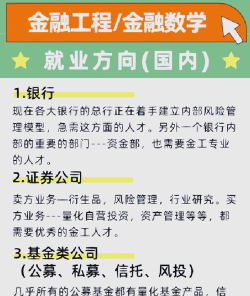 金融工程就业前景如何
