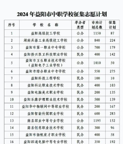 益阳电子工业学校2024年报考要求