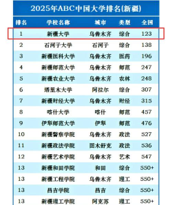 新疆211大学有哪些