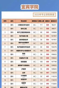 高考多少分能上宜宾学院
