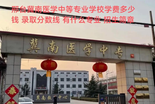 邢台冀南医学中等专业学校2024年分数线