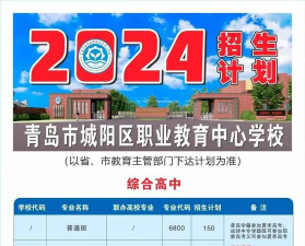 青岛城阳区职业中等专业学校2024年报名条件