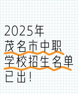 2024年茂名民办中专学校有哪些