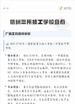 2024年梧州公办技工学校有哪些