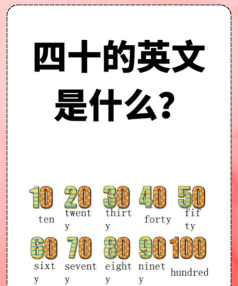 fourty和forty的区别