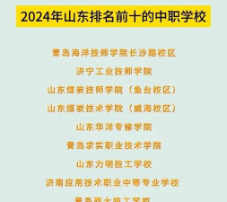 2024年山东民办中职学校有哪些