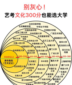300分艺考能上哪些大学