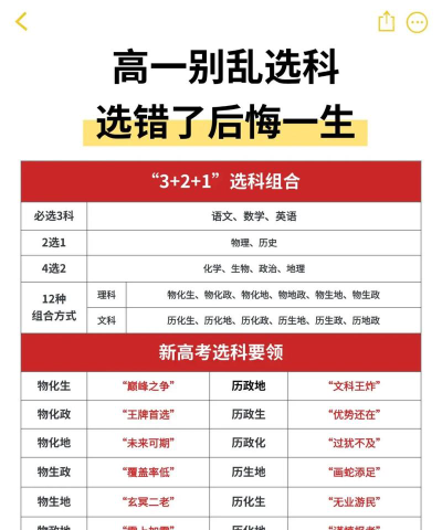 新高考建议怎么选科