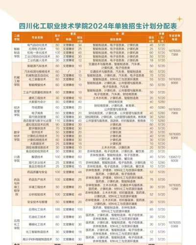 四川化工职业技术学院2024年在安徽录取分数线、对应位次