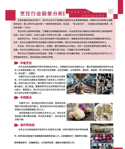 2024年昆明排名前五的烹饪学校名单