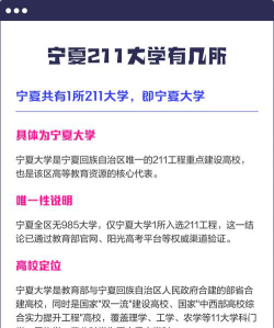 宁夏211大学有哪些