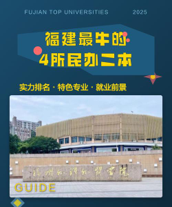 福建最吃香的二本大学