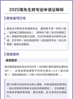 研究生推免可以跨专业吗
