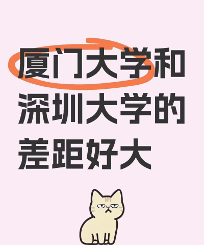 深圳大学跟厦门大学比哪个好啊