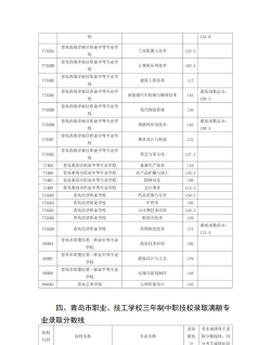 青岛高职校有哪些专业