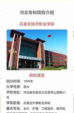 石家庄经济职业学院评价怎么样