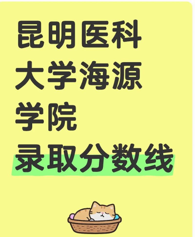 2023昆明医科大学海源学院高考录取分数线是多少