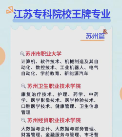 苏州职业大学计算机类哪个专业好