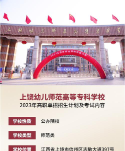 上饶幼儿师范高等专科学校是本科吗