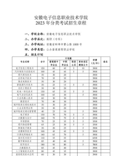2024年安徽电子信息职业技术学院录取分数线：最低308分