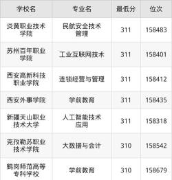 高考陕西理科311分能报考什么大学