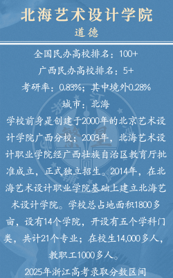 北海高考多少分能上大学