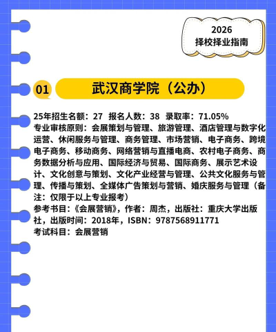 湖北哪些大学有会展经济与管理专业