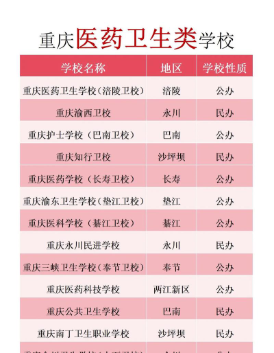 重庆市医药卫生学校有计算机专业吗