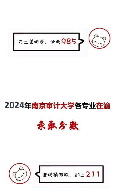 2024年南京审计大学在重庆计划招生人数（附学费及专业录取分数)