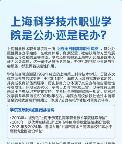 上海科学技术职业学院是公办还是民办院校?