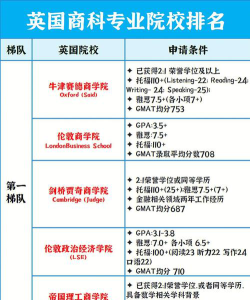 英国商学院本科排名