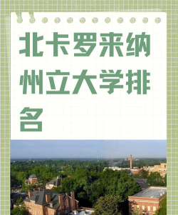 2024北卡罗莱纳大学排名