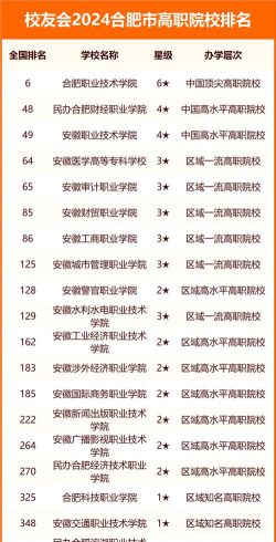 2024合肥学院专业简介排名