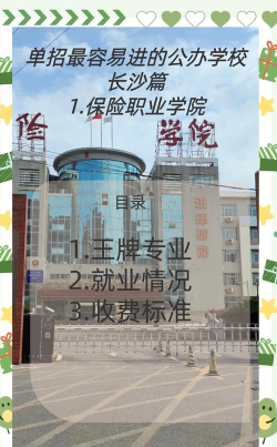 保险职业学院是公办还是民办院校?
