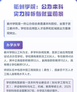 衢州学院是公办本科吗