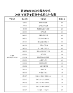 景德镇陶瓷职业技术学院是专科吗