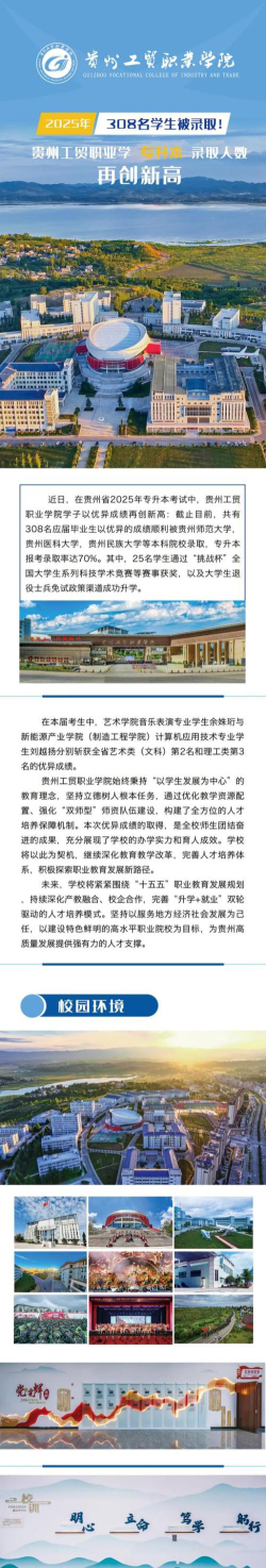 贵州工贸职业学院2023年在云南各专业招生人数